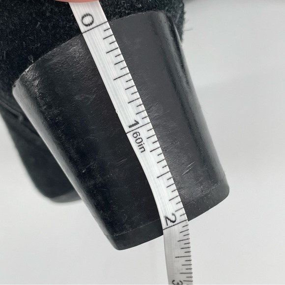 Clarks Womens Unstructured Ankle Boots Black Leather Block Heel 6.5M - Picture 10 of 10